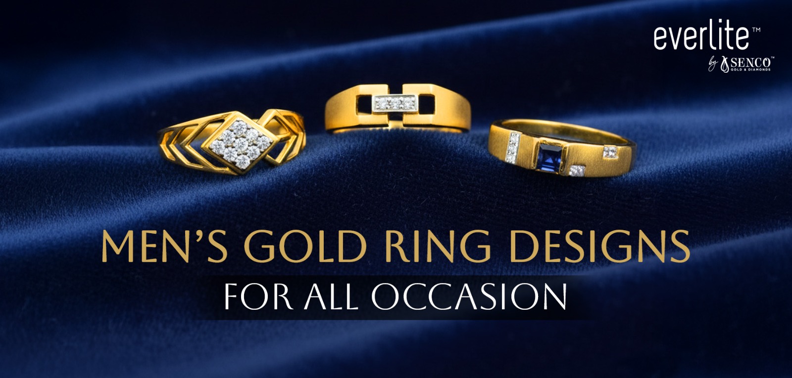 Men’s Gold Ring Designs for All Occasions by Senco Everlite