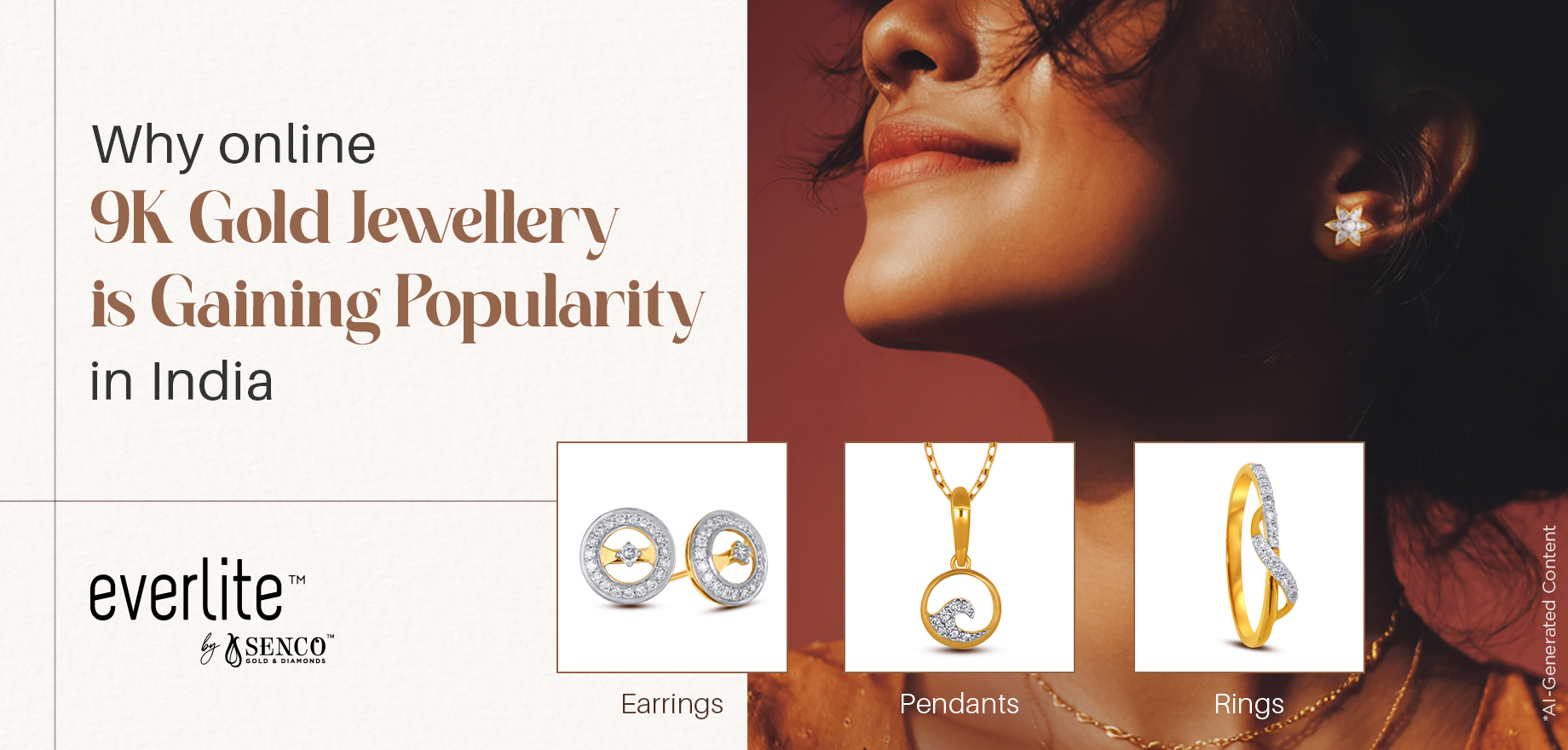 Why online 9K Gold Jewellery is Gaining Popularity in India